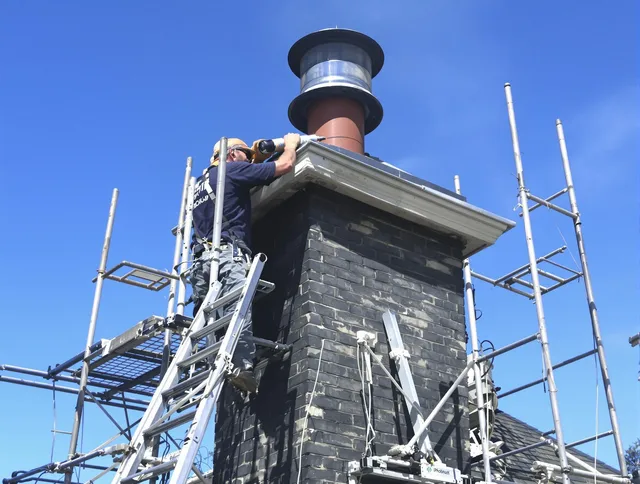 Sturdy chimney crown finished by Bluffton Chimney Sweep in Bluffton, SC