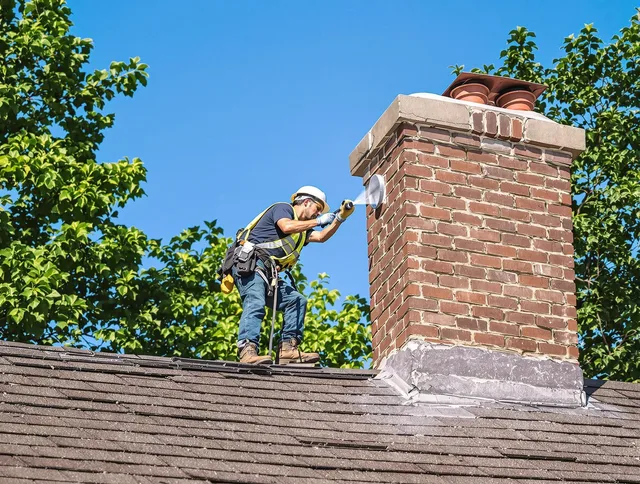 Bluffton Chimney Sweep performing an inspection with advanced tools in Bluffton, SC