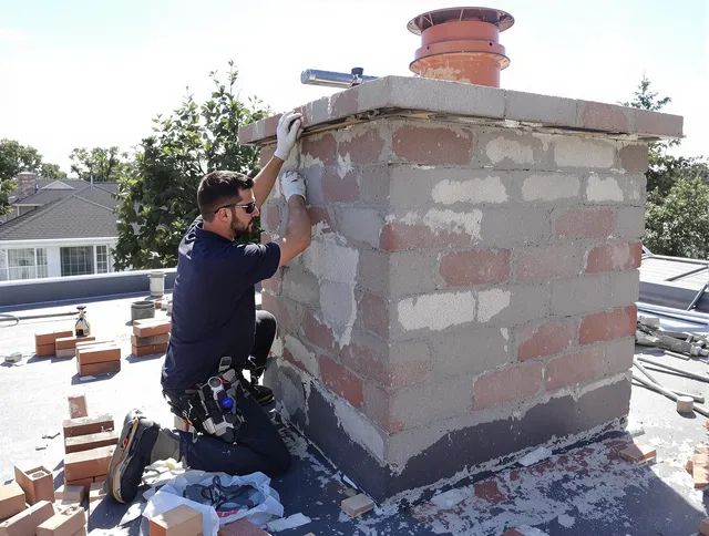 Advanced chimney repair process by Bluffton Chimney Sweep in Bluffton, SC