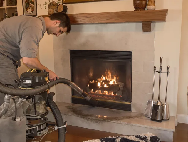 Routine fireplace upkeep by Bluffton Chimney Sweep in Bluffton, SC