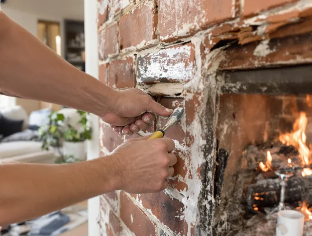 Routine fireplace repair by Bluffton Chimney Sweep in Bluffton, SC