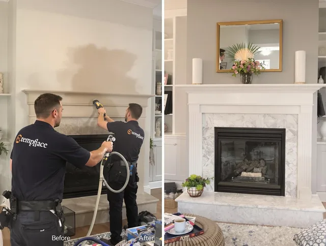 Professional soot removal by Bluffton Chimney Sweep team in Bluffton, SC